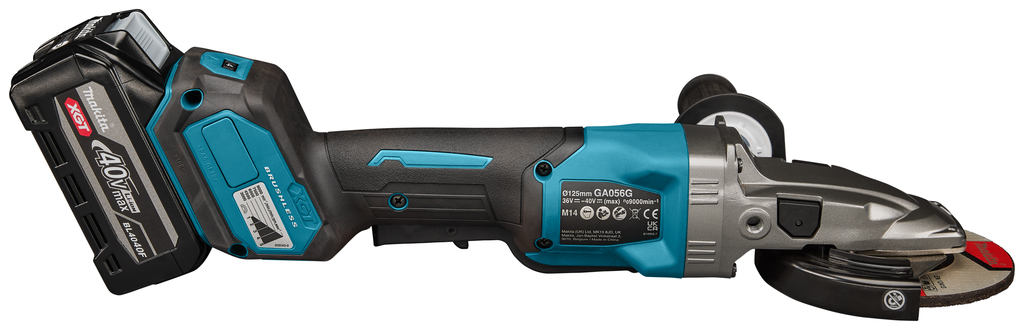 XGT 40 V Max Platkop haakse slijper 125 mm